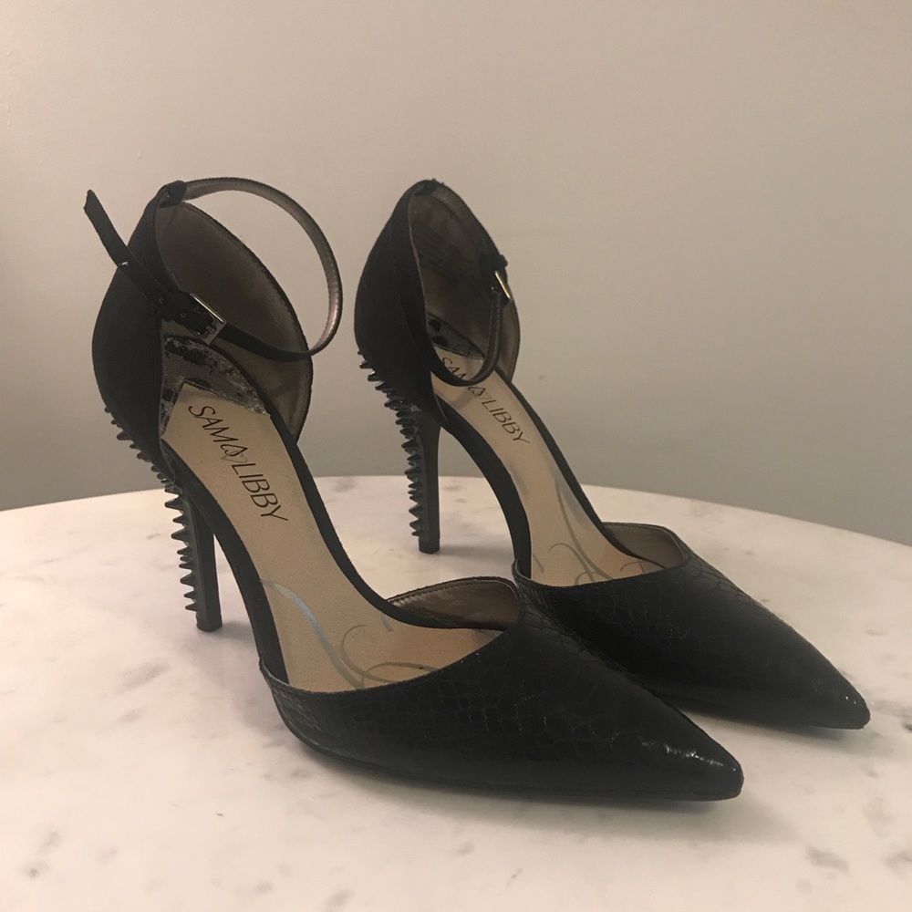 Studded Pointed Toe Heels